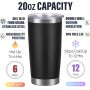 Wholesale Custom Print Double Wall Stainless Steel Tumbler Cup 20oz With Lid Vaccum Drink Tumbler