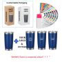 Wholesale Custom Print Double Wall Stainless Steel Tumbler Cup 20oz With Lid Vaccum Drink Tumbler