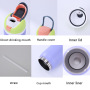 American Style 32oz Double Wall Stainless Steel Water Bottle with BPA-Free Straw for Business Gifts Sports Travel Fruit Drinking