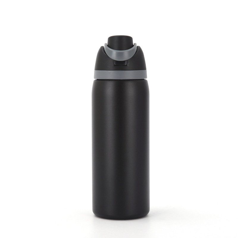 American Style 32oz Double Wall Stainless Steel Water Bottle with BPA-Free Straw for Business Gifts Sports Travel Fruit Drinking