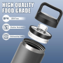 Hot Sale 18/26/36oz Thermal Cooler Tumbler Vacuum Flask Insulated Stainless Steel Water Bottle Lid for Camping for Boiling Water