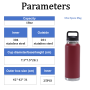 Hot Sale 18/26/36oz Thermal Cooler Tumbler Vacuum Flask Insulated Stainless Steel Water Bottle Lid for Camping for Boiling Water