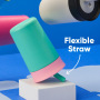 New Vacuum Cup Kids Insulation Stainless Steel Tumbler with Spill Resistant Lid and Flexible Straw Custom Kids Water Bottle