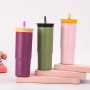 Large Capacity 304 Stainless Steel Ice Cup Portable Car Cup With Vacuum Insulation Eco-friendly Same Style