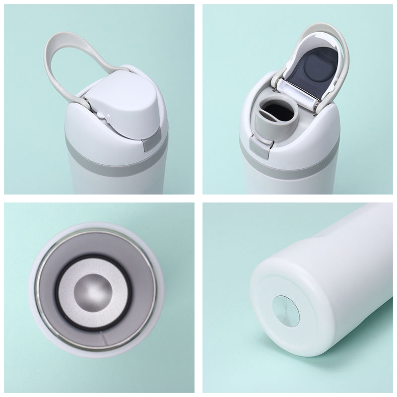 Original Factory Wholesale OWA 16oz 19oz 24oz Double Walled Stainless Steel Metal Water Bottle Cup With Flip Lid & Handle