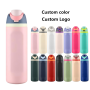 Original Factory Wholesale OWA 16oz 19oz 24oz Double Walled Stainless Steel Metal Water Bottle Cup With Flip Lid & Handle