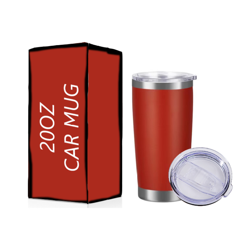 Hot Sale 20oz Stainless Steel Double Wall Thermos Powder Coated Vacuum Travel Mug with Lid Thermal Insulated Coffee Cup
