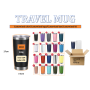 Hot Sale 20oz Stainless Steel Double Wall Thermos Powder Coated Vacuum Travel Mug with Lid Thermal Insulated Coffee Cup