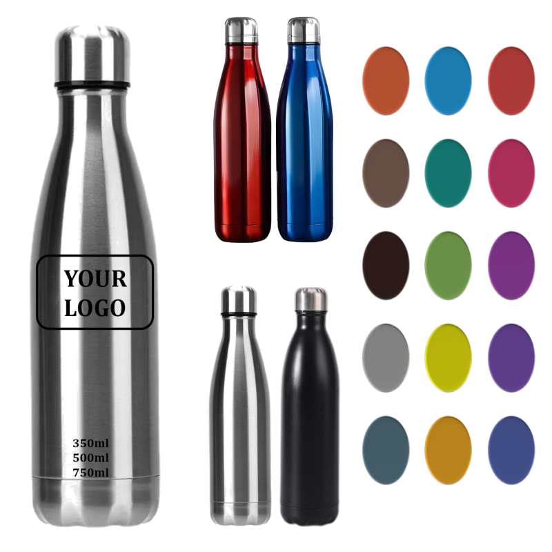 Custom Logo 350ml Bicycle Sports Water Bottle Leakproof Triple-Layered Thermal Stainless Steel for Boiling Water for Camping