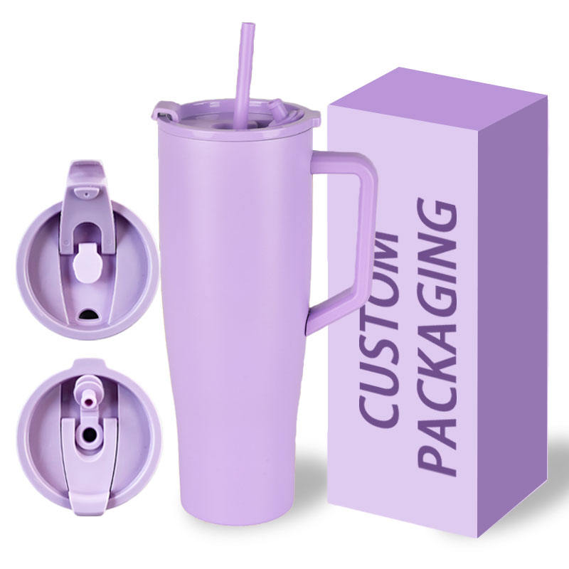 Popular 40oz Double-Walled Stainless Steel Travel Tumbler Vacuum Insulated Leakproof Lid Thermal Water Bottle for Drinking