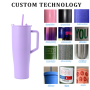 Popular 40oz Double-Walled Stainless Steel Travel Tumbler Vacuum Insulated Leakproof Lid Thermal Water Bottle for Drinking