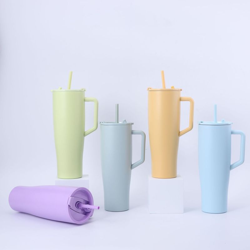 Popular 40oz Double-Walled Stainless Steel Travel Tumbler Vacuum Insulated Leakproof Lid Thermal Water Bottle for Drinking