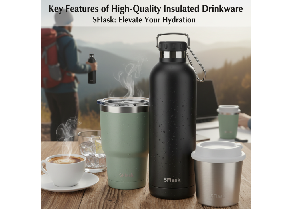 What are the key features to look for in high-quality insulated drinkware?