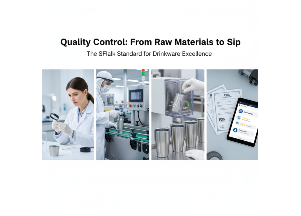 What quality control processes should a reliable drinkware factory have in place?