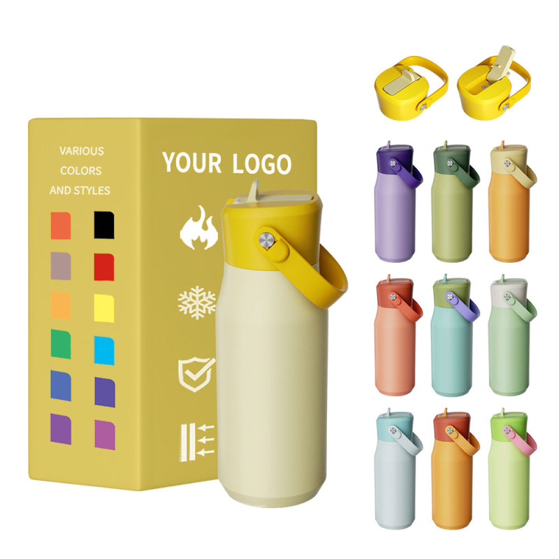 Custom Insulated Stainless Steel Kids Sport Bottle with Sipper