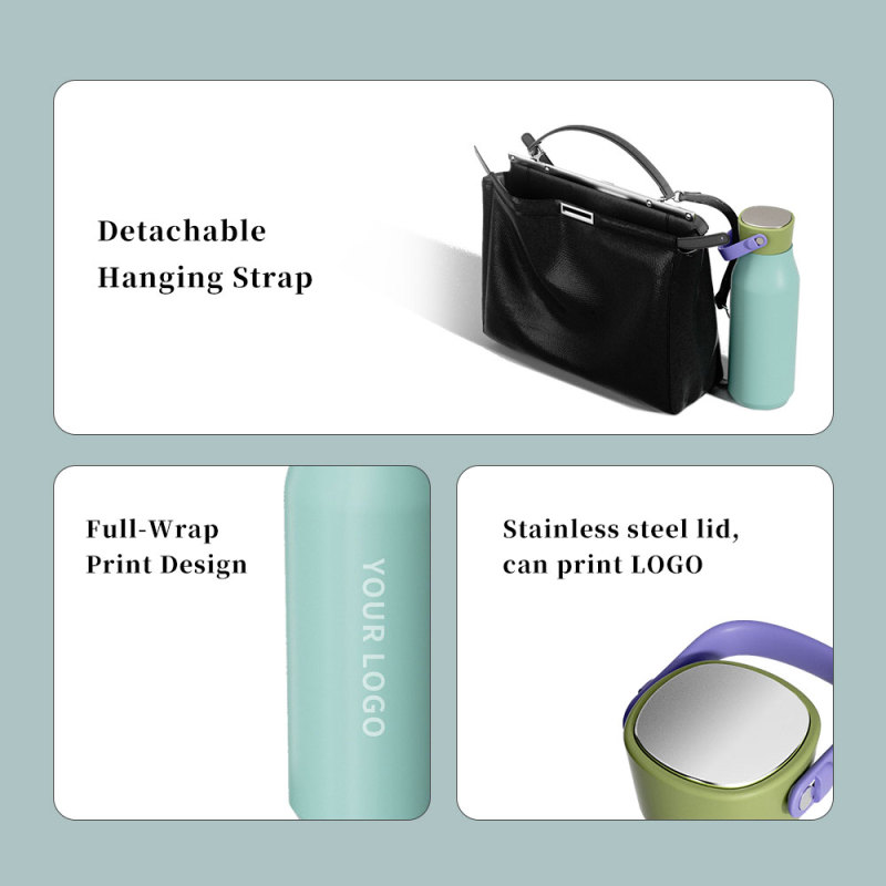 Custom Insulated Stainless Steel Kids Sport Bottle with Sipper