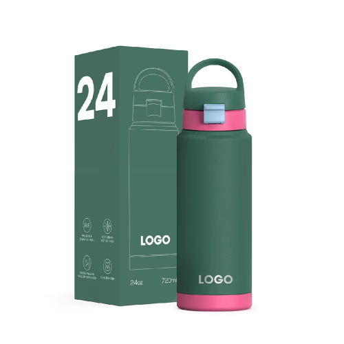 24/32oz Insulated Stainless Steel Water Bottle with Handle 24/32oz Insulated Stainless Steel Water Bottle with Handle