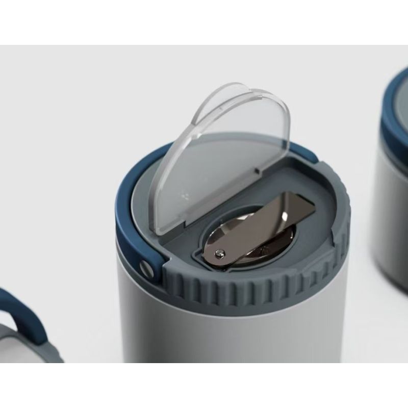 Vacuum Insulated Stainless Steel Lunch Box with Foldable Spoon