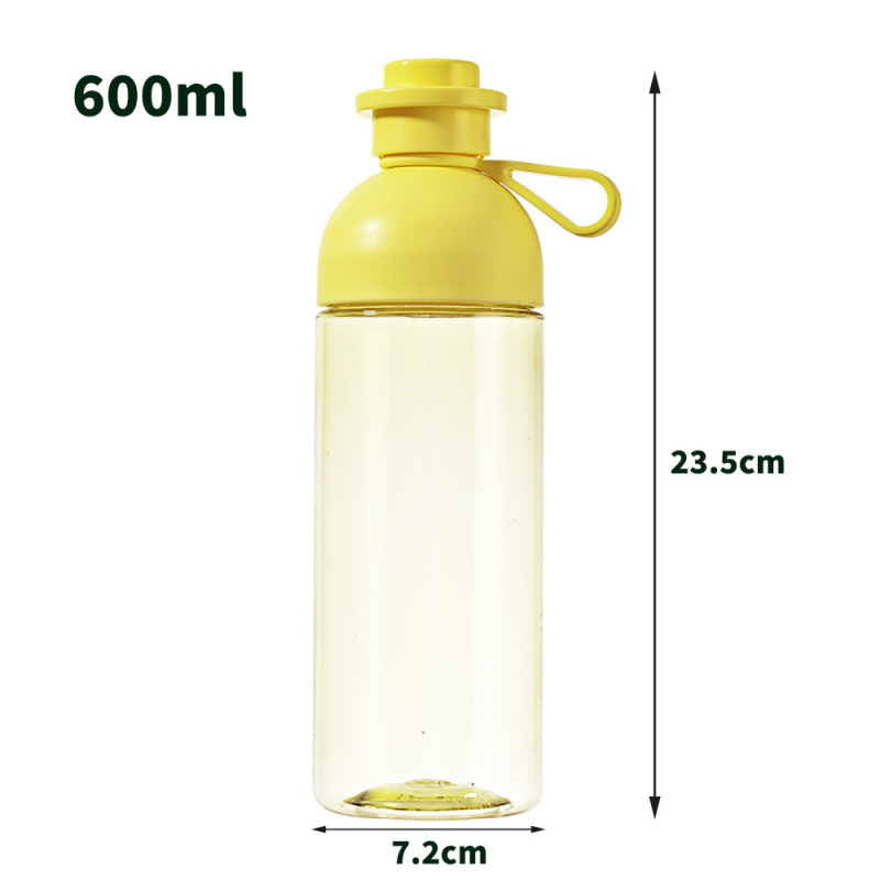BPA-Free 600ml Direct Drink Water Bottle for Travel & Sports