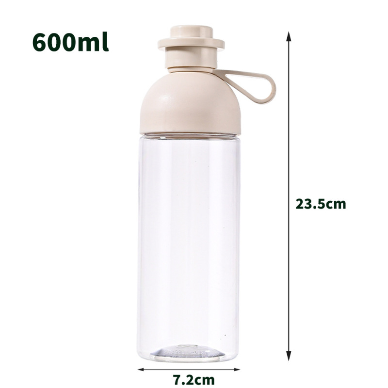 BPA-Free 600ml Direct Drink Water Bottle for Travel & Sports