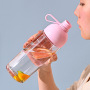 BPA-Free 600ml Direct Drink Water Bottle for Travel & Sports