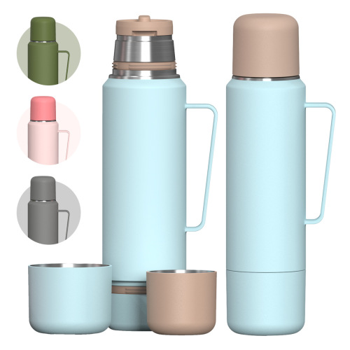 Camping 40oz Insulated Stainless Steel Bottle Jug with Cup