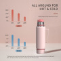 Camping 40oz Insulated Stainless Steel Bottle Jug with Cup