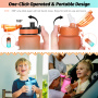 350ml BPA-Free Kids Sports Water Bottle with 2-in-1 Lid