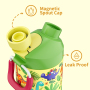 Custom Dinosaur 12oz Vacuum Insulated Kids Bottle 2-in-1 Lid