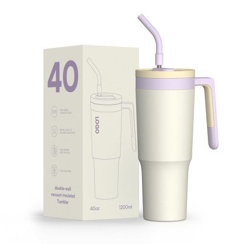 40oz Leakproof Insulated Stainless Steel Tumbler with Handle 40oz Leakproof Insulated Stainless Steel Tumbler with Handle