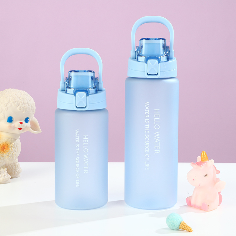 800ml BPA-Free Sports Water Bottle with Leakproof Handle