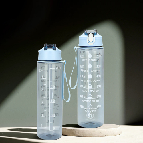 Shatterproof 750ml BPA-Free Sports Water Bottle with Straw