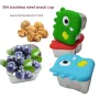 Dinosaur Kids 304 Stainless Steel Leak-Proof Square Lunch Box