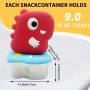 Dinosaur Kids 304 Stainless Steel Leak-Proof Square Lunch Box