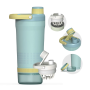 Insulated Stainless Steel Shaker Bottle with Powder Container