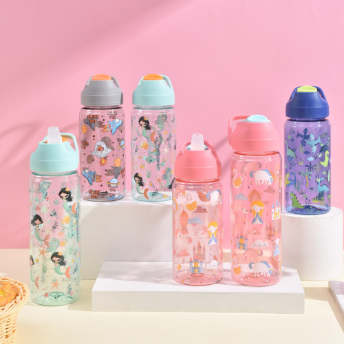 Wholesale 750ml Cute Cartoon Food Grade PC Water Bottles for Kids Wholesale 750ml Cute Cartoon Food Grade PC Water Bottles for Kids