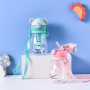 Kids Cartoon Sippy Cup with Handle & Strap BPA-Free