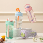 BPA-Free Kids Water Bottle 570ml - Leakproof Straw Handle
