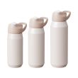 Insulated Bottle with Straw - Pale Peach