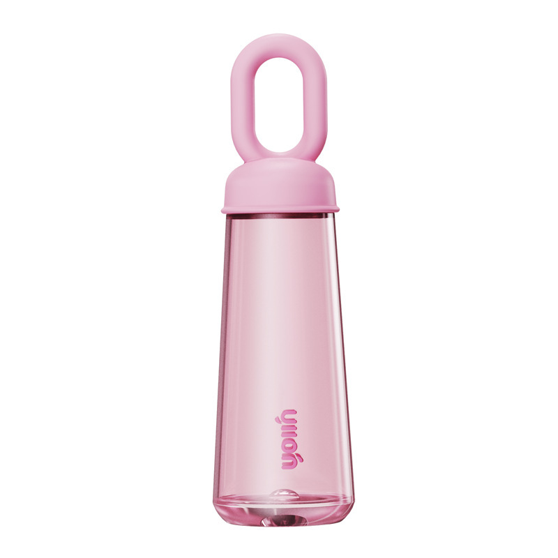 Portable 500ml Water Bottle with Handle BPA Free Floral