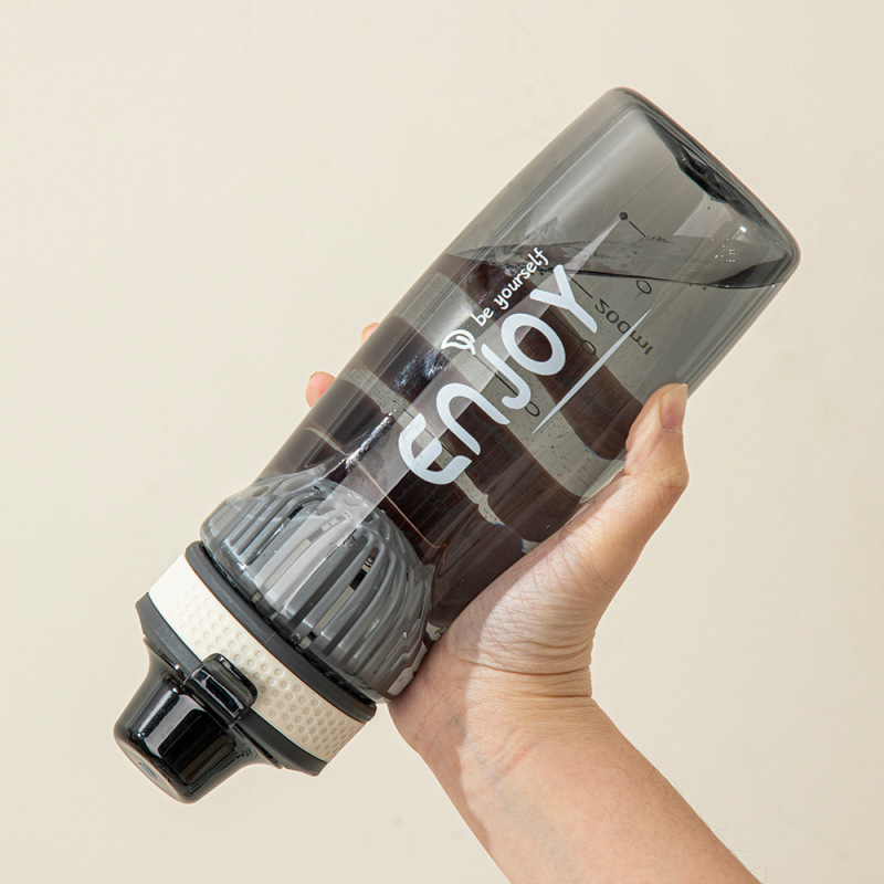 BPA-Free 750ml Reusable Plastic Water Bottle with Handle