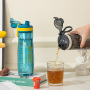 BPA-Free 750ml Reusable Plastic Water Bottle with Handle
