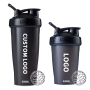 600ml BPA-Free Leak-Proof Protein Shaker Bottle Custom Logo
