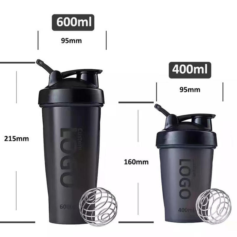 600ml BPA-Free Leak-Proof Protein Shaker Bottle Custom Logo