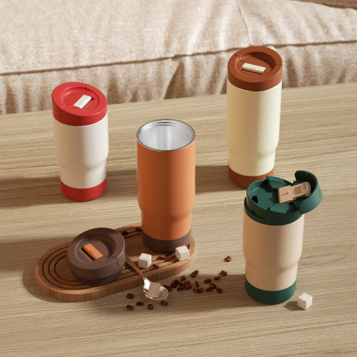 Custom 600ml Vacuum Insulated Tumbler with Straw Lid