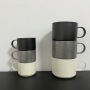 Vintage Double Wall Insulated Steel Coffee Mug 240ml