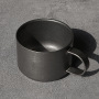 Vintage Double Wall Insulated Steel Coffee Mug 240ml