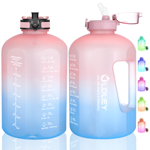 128oz Large Leak Proof Water Bottle with Time Marker BPA Free 128oz Large Leak Proof Water Bottle with Time Marker BPA Free