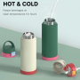 Sports 304 Stainless Insulated Water Bottle with Pop-Up Lid