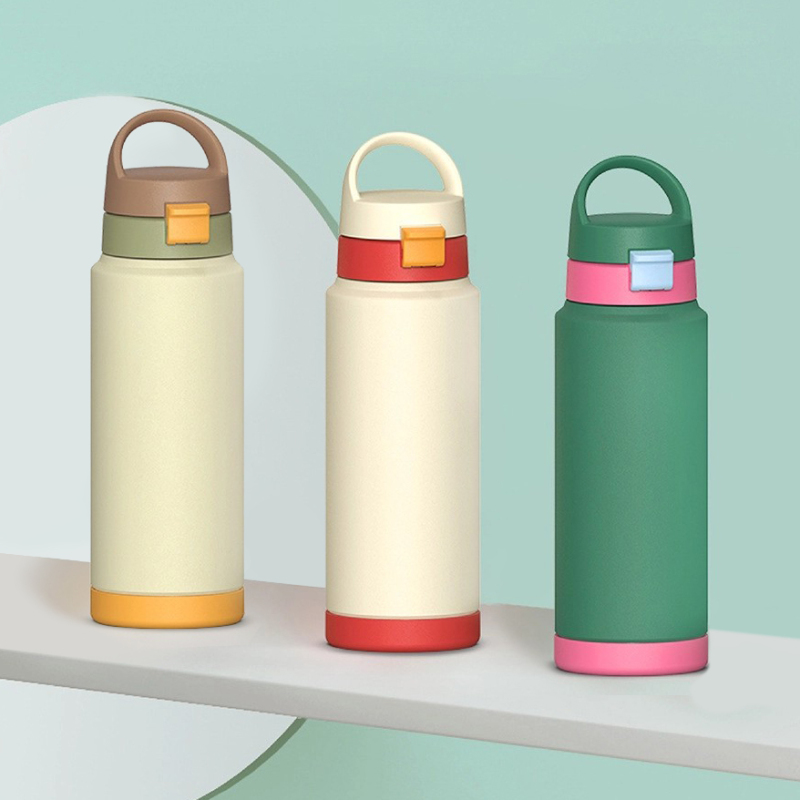 Sports 304 Stainless Insulated Water Bottle with Pop-Up Lid